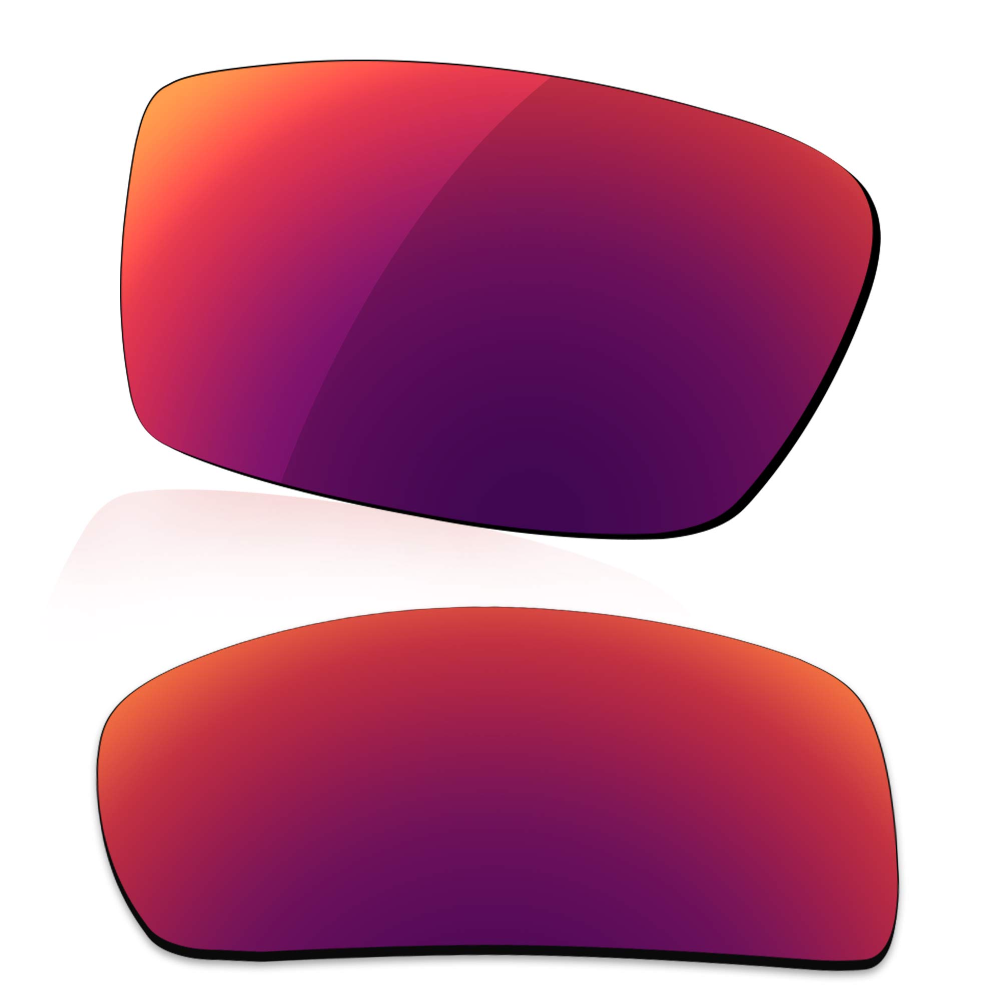 LenzReborn Polarized Lens Replacement for Oakley Gascan OO9014 Sunglass - Royal Purple - Polarized Mirrored