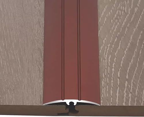 GRILLX Floor Transition Strip Aluminum Floor Transition Strips, Wood to Floor Joining Strips for Repair Gaps, Living RoomBalcony Cuttable Threshold