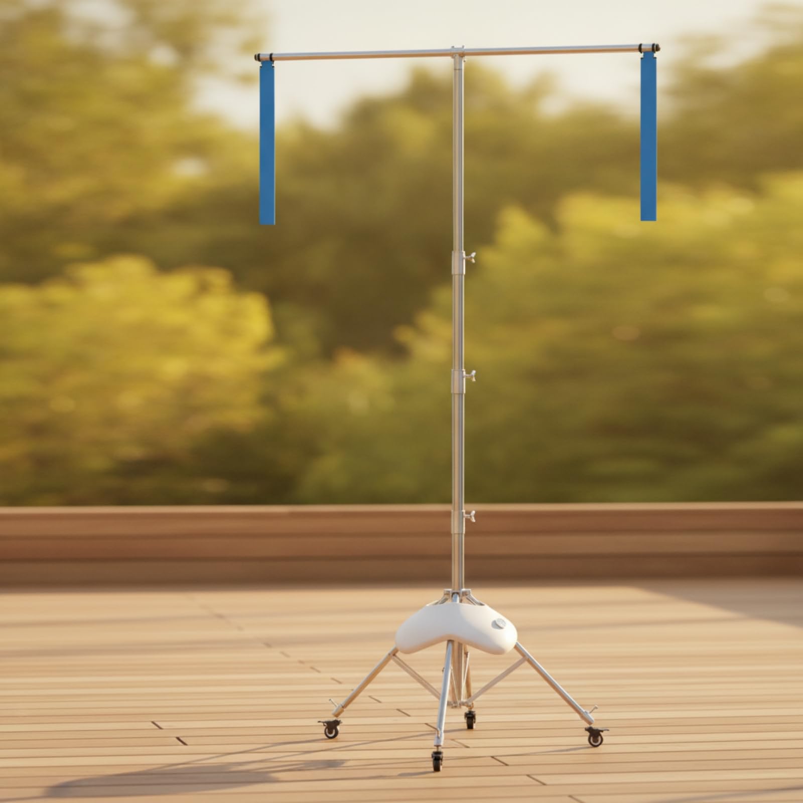 Harilla Lot Dentraînement Badminton avec Poteau, Modèle Phare pour Double, Entraîneur De Badminton 4,8 M, Sac D Eau 7 Kg, sans roulettes, Sac De Rangement Inclus
