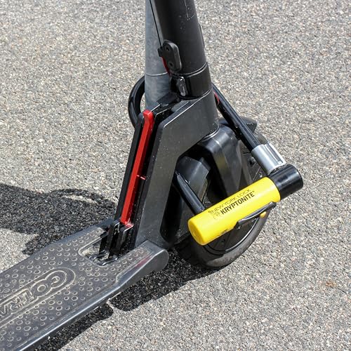 Image of Kryptonite New York Standard Bike U-Lock, Heavy Duty Anti-Theft, 16mm Shackle with Mounting Bracket and Keys, Ultimate Security for Bicycles E-Bikes and Scooters.