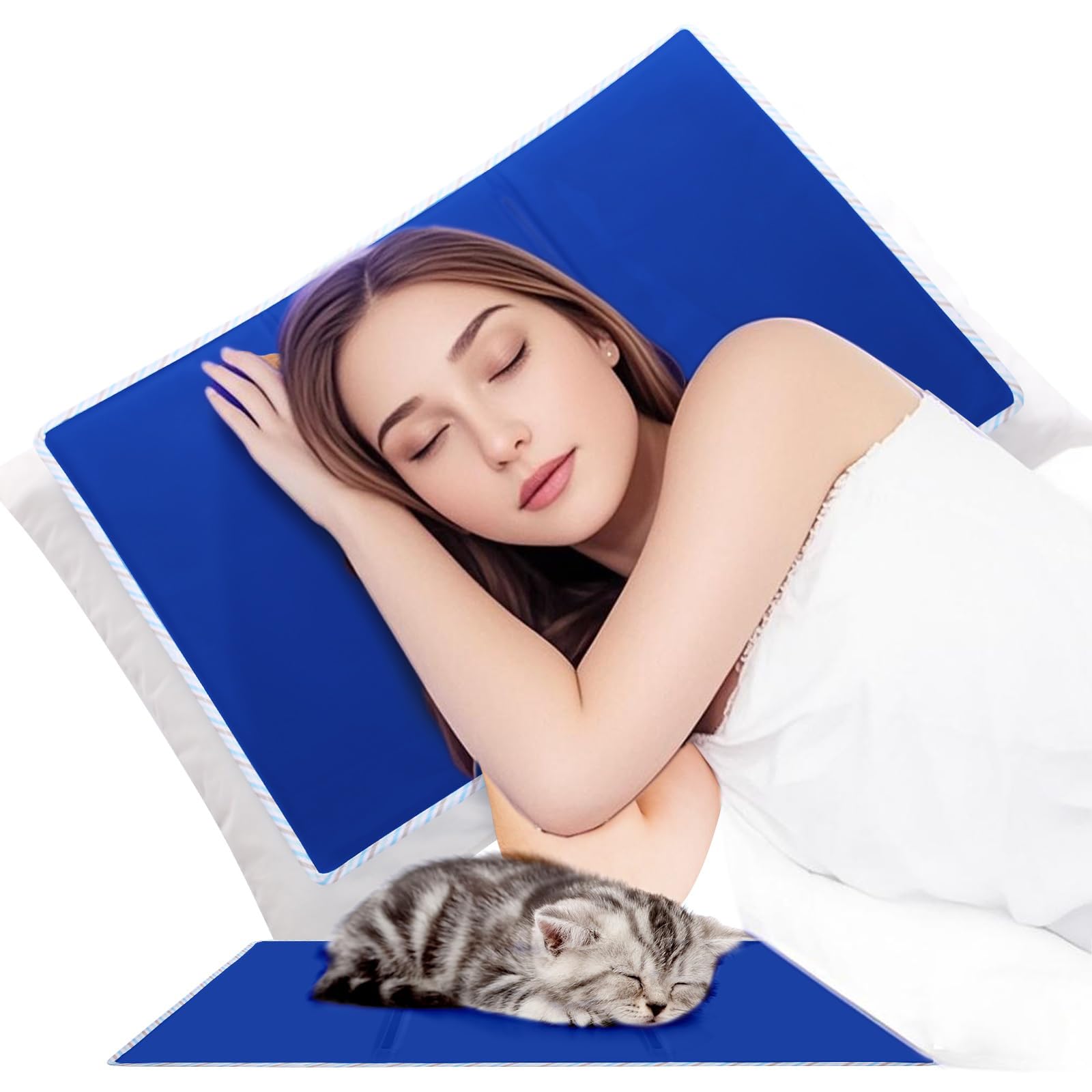 Oreiller cool gel rafraîchissant imperméable pour chats et chiens