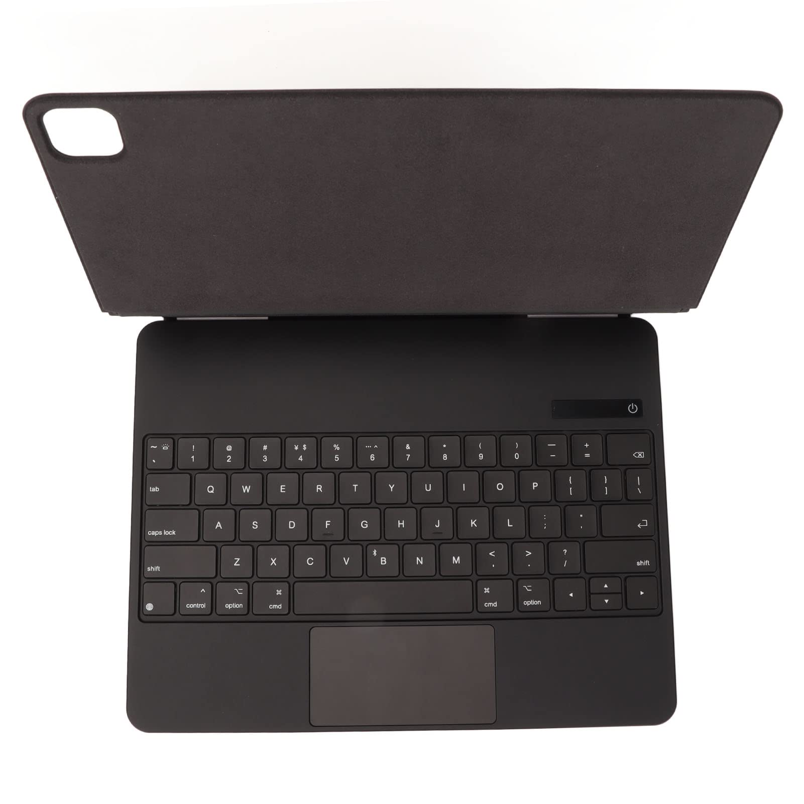 Denash W Przypadku Tabletu IOS 12.9, Pudełko Klawiatury Backhostic Maghostic Backhoes Mántauch Trackpad (BLACK)