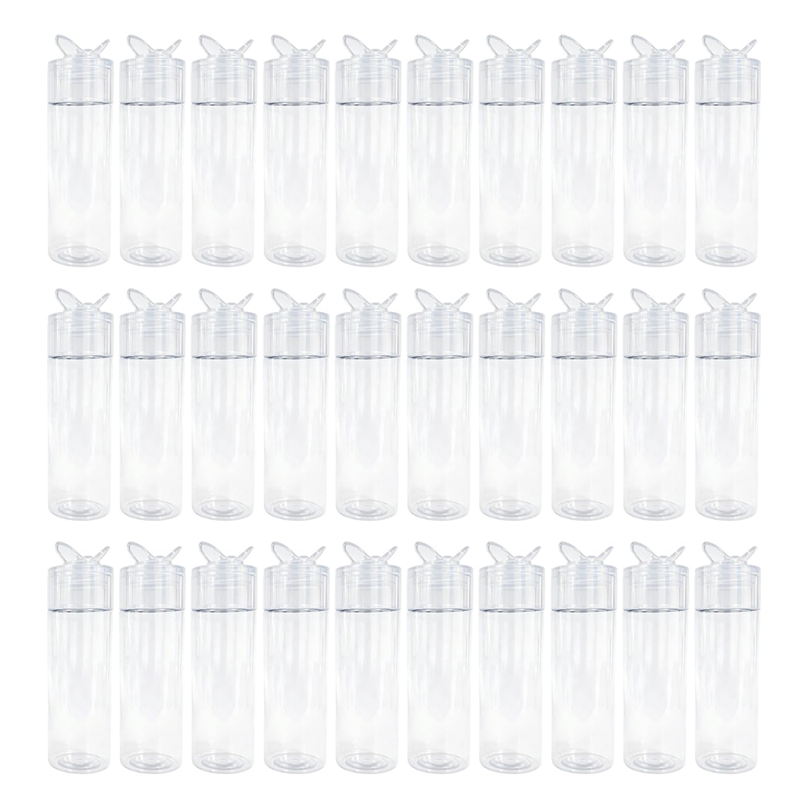 Generisch Küchen Shaker Flaschen mit breiter Ausgießabdeckung, Clear