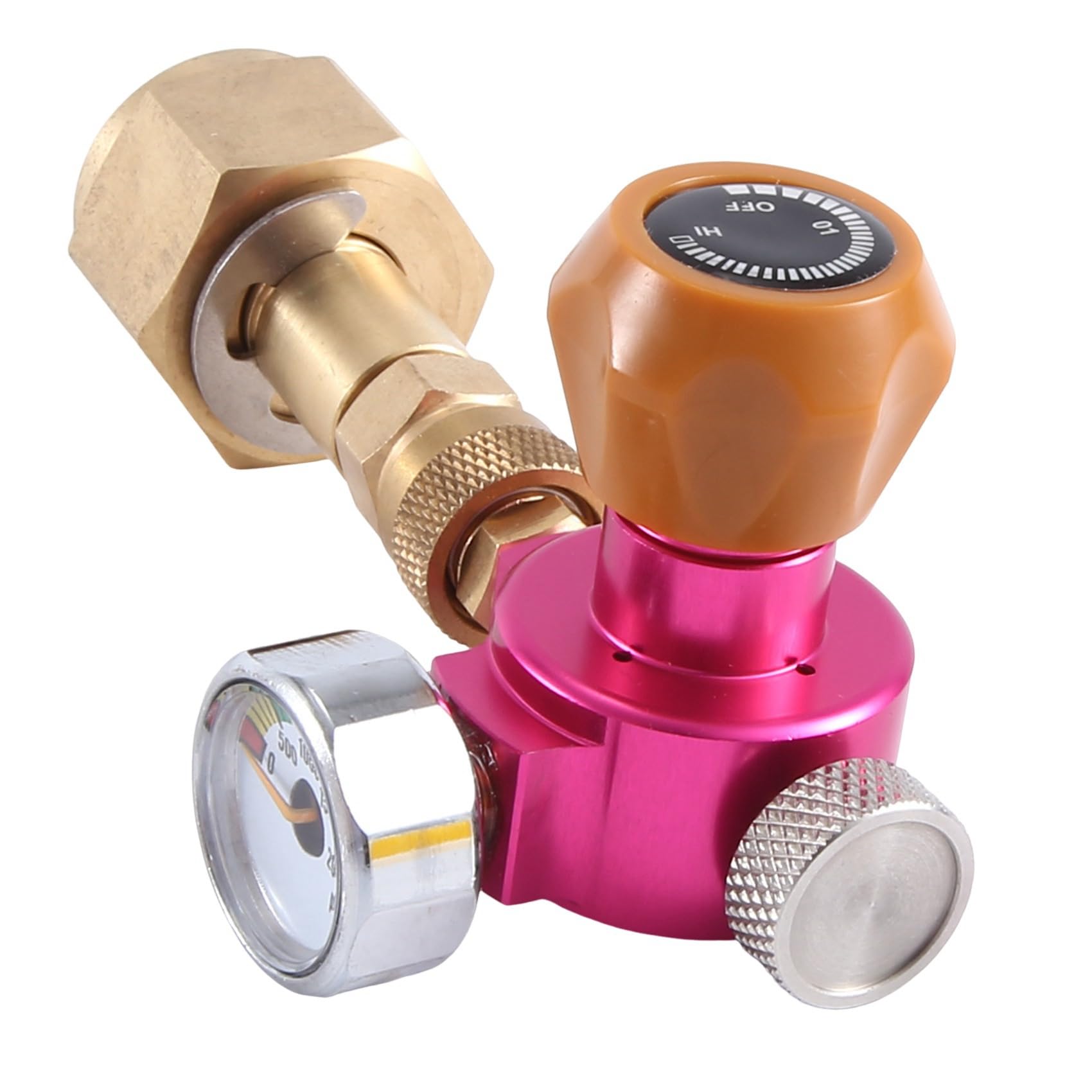 Goick Adattatore CO2 da Tr21x4 a W21.8-14-RH Adattatore per CO2 Adattatore per bombola di CO2 per Acqua di Soda Connettore per valvola di riempimento