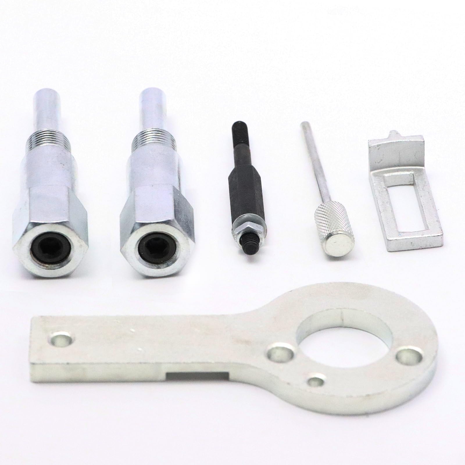 Kit di sostituzione della cinghia dentata con utensile di bloccaggio della puleggia per motori Fiat Alfa Romeo Lancia e Opel 1.6 1.9 e 2.4 JTD Multijet