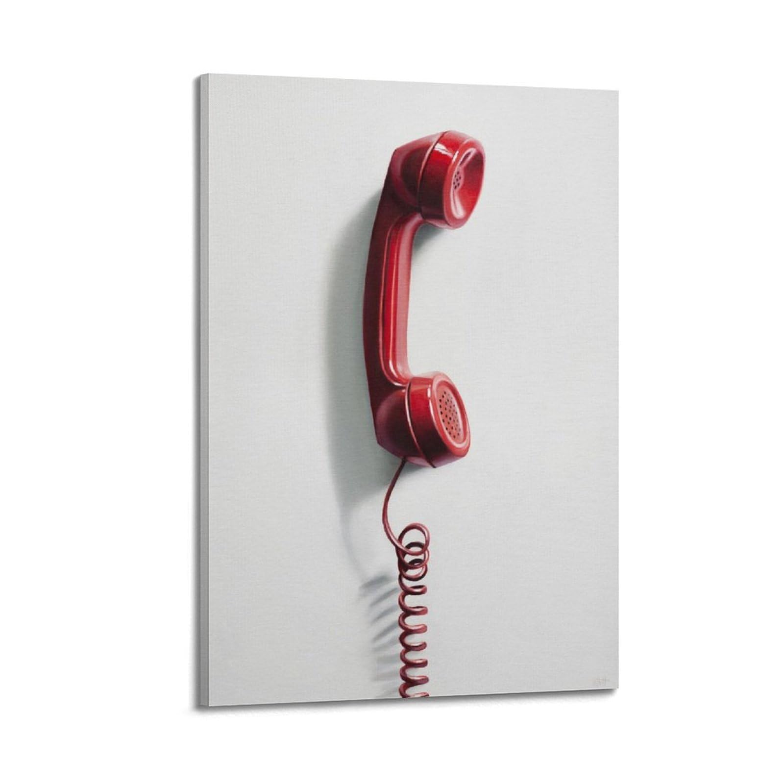 XKUGA Retro Telephone Handset Art Poster Modern Decorative Canvas Prints - Ideal Wall Art for Family, Man Cave, Game Room, Boys & Girls Bedroom 20x30inch(50x75cm)