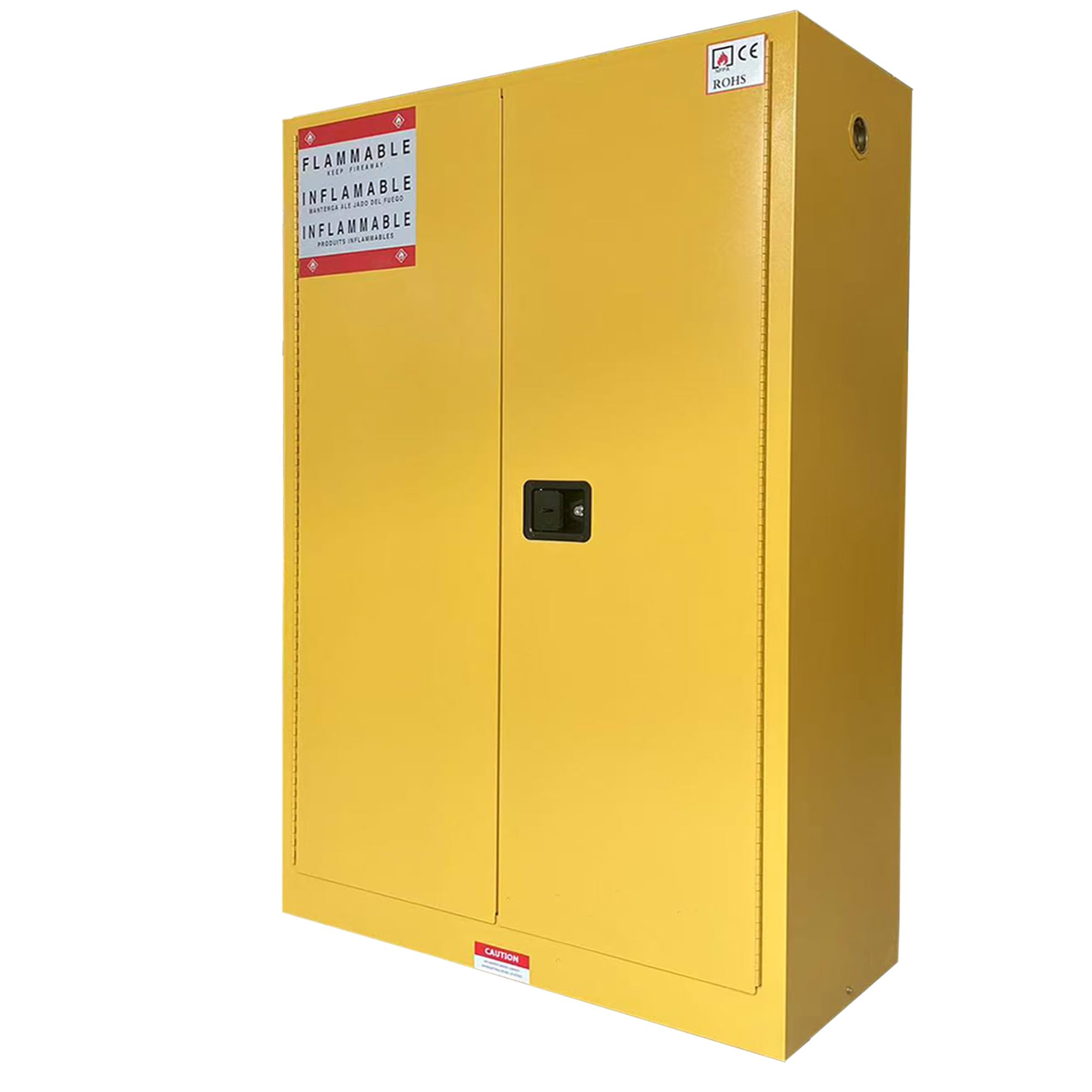 Hazardous Industry Flammable Safety Cabinet 43"W x18"D x65"H Storage Locker