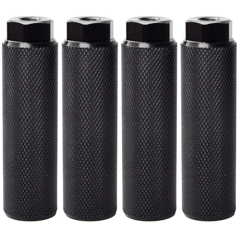 Chevilles de vélo BMX en aluminium durable, cales pieds résistants pour axes 3/8"