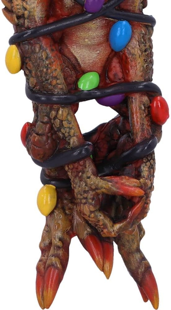 Nemesis Now Gremlins Mowhawk in Fairy Lights Hanging Festive Decorative Ornament, Brown, Christmas