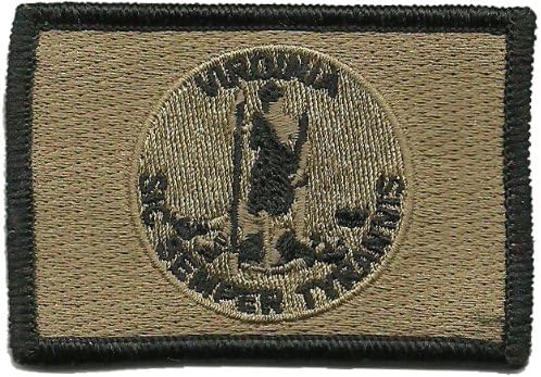 Virginia Tactical Flag Patch (Sic Semper Tyrannis)