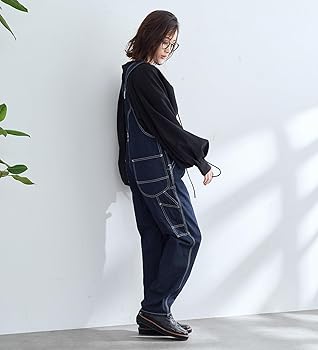 ikiサロペット オールインワン　濃紺 ZOZOTOWN Yahoo!店 - オールインワン・サロペット｜Yahoo