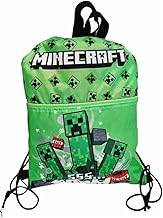 Children's Sports Bag, Backpack Bag for Kindergarten, Gym, Pool, Travel, Shoe Rack (for MINECRAFT Creeper)