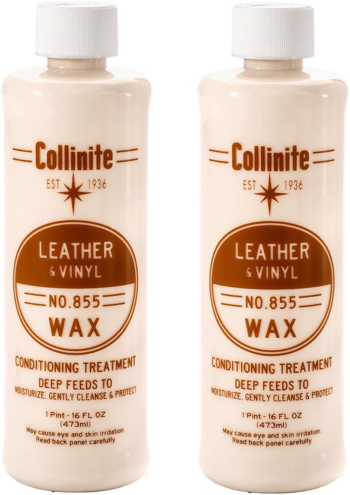 Leather & Vinyl Wax 1 Pint 855 2 Pack