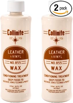 Collinite Leather & Vinyl Wax 1 Pint 855 2 Pack