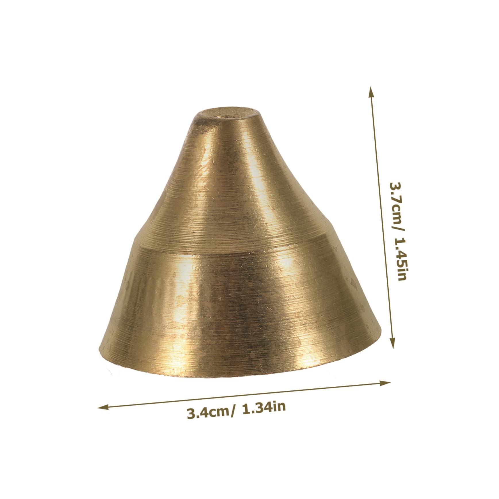 Cabilock Pure Copper Meditation Bells 2pcs Large Rhythm Bells Chimes Design for Meditation Yoga Ceremonies