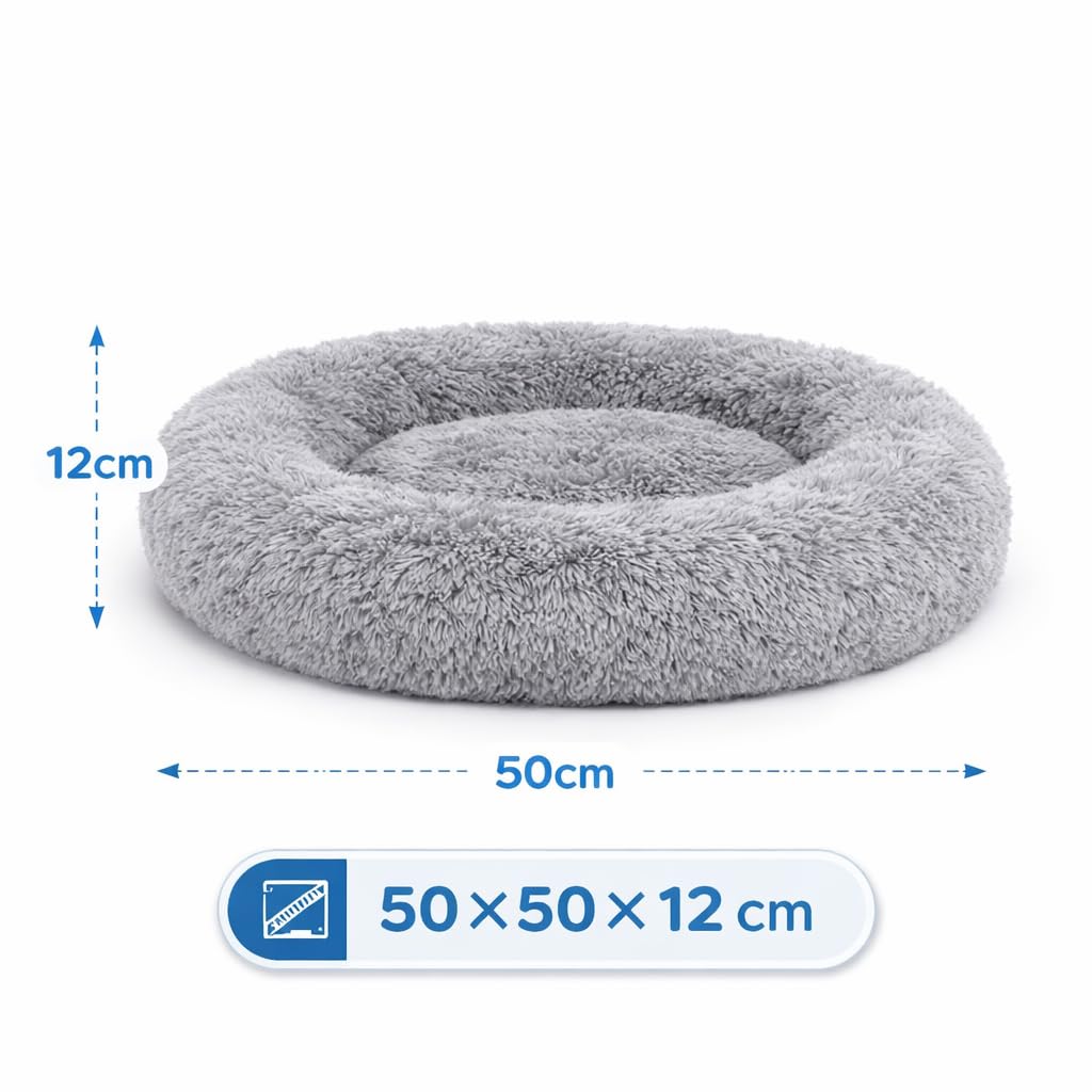 ZEXSAZONE Summer Comfortable Durable Both Sides usable and Washable Pet Bed | Cat Bed | Puppy Bed | Dog Bed | Medium Dog Bed for Cats Puppies (Grey, Small) 2