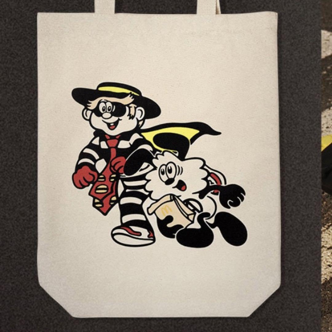 VERDY McDonald ハンバーグラー マクドナルド トートバッグ Amazon.co.jp: VERDY McDonald ハンバーグラー マクドナルド