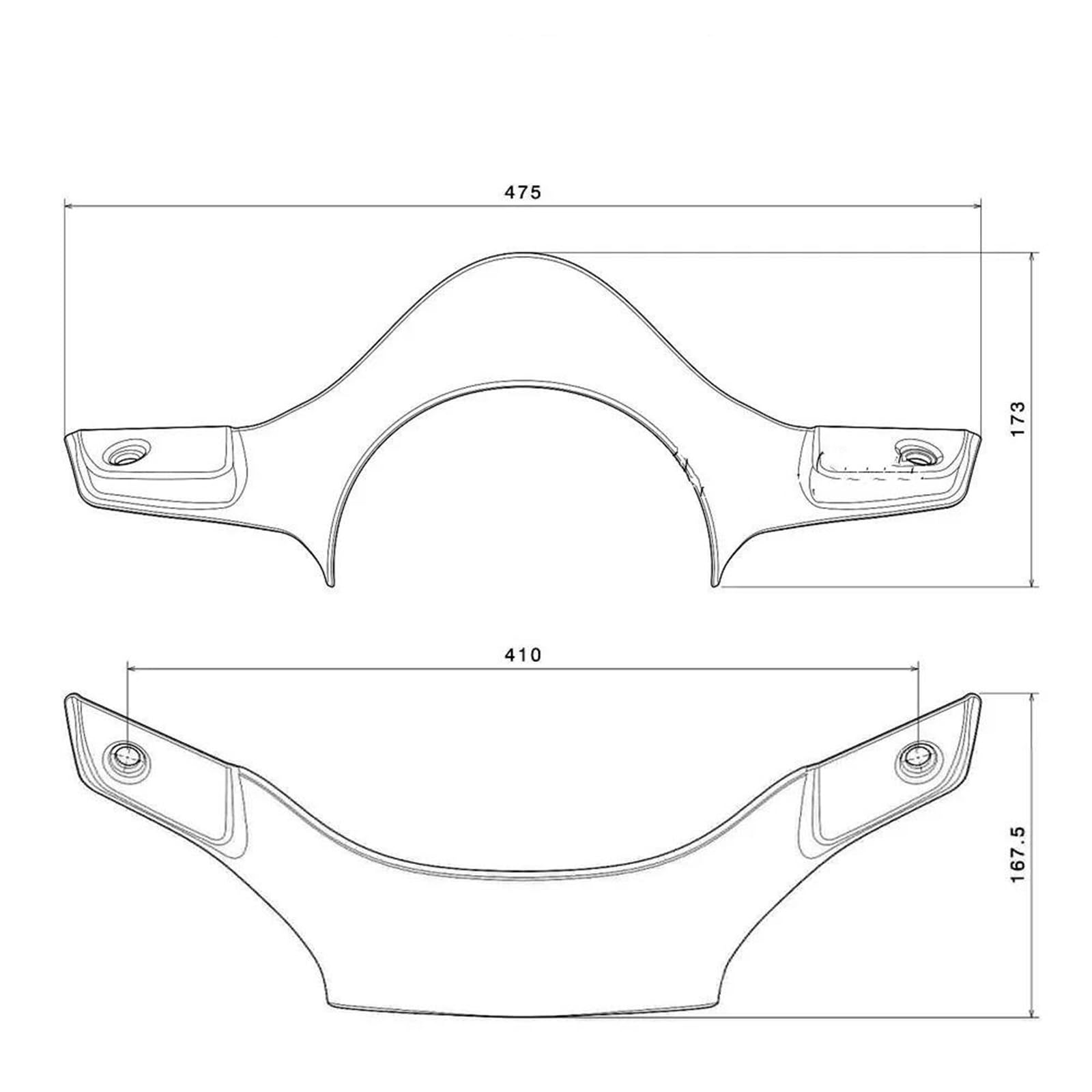 Parabrezza Per Moto Per Vespa GTS 300 Super (gts300) 2023 2024 Parabrezza Anteriore Sportivo Da Viaggio E Deflettori Vento Parabrezza Moto(Nero opaco)