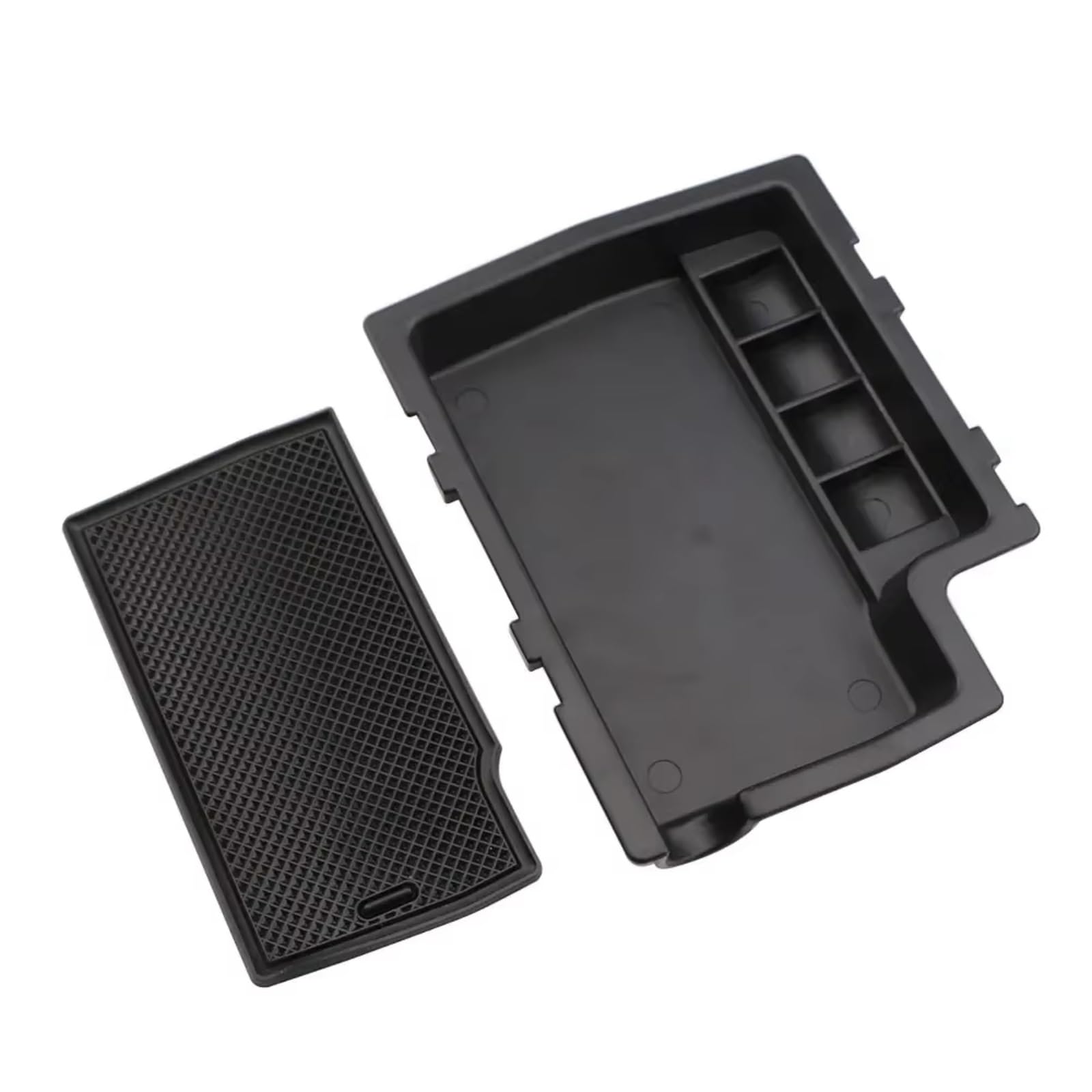 DSEQOPHH Armrest Insert Organiser Compatible With Subaru For Crosstrek 2012-2017 1 Pcs Car Center Console Armrest Storage Box Tray Car Accessories