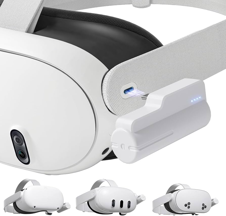 Amazon.com: Kuject 5000mAh Battery Pack for Quest 3s/3, Quest 2