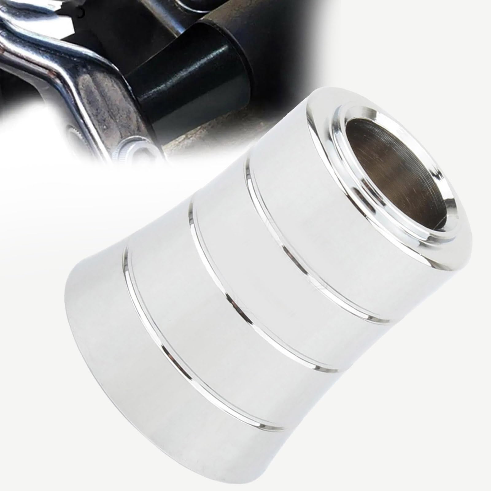 YUNJMYL Heel Shifter Eliminator for Harley Street Glide Freewheeler FLRT Tour CNC Motorcycle Black/Chrome Shift Lever Shaft Spacer
