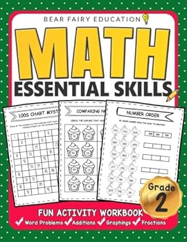 Paperback Math Essential Skills for Grade 2, Activity Workbook for Kids, 2nd Grade Math Workbook: Math workbooks grade 2 Book
