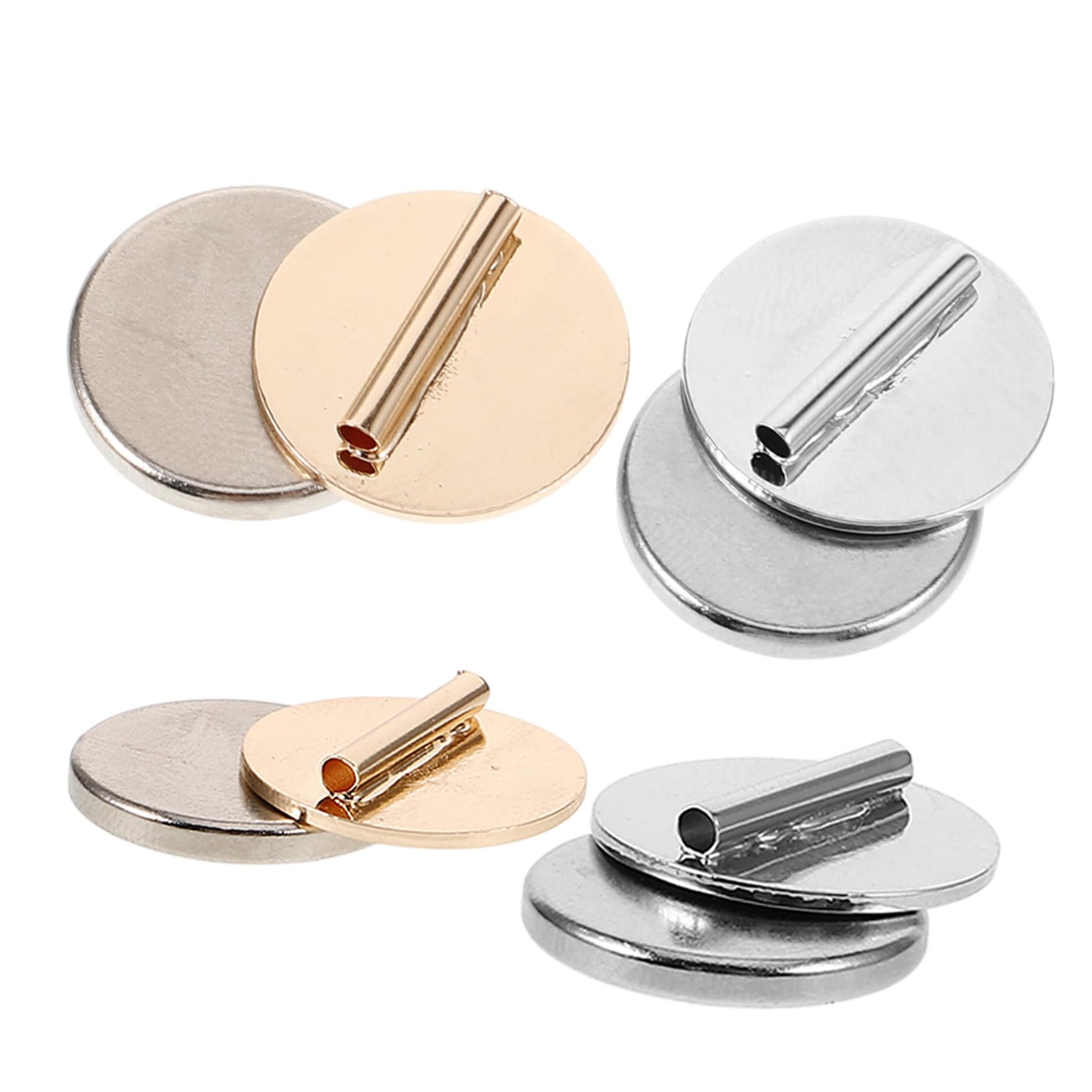 Hebilla magnética de broche para ropa de metal reutilizable jojofuny pack de 4 pares