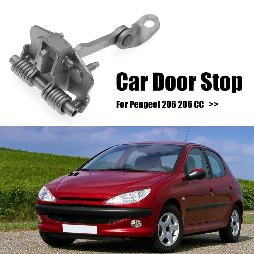 Zawias ramienia kontrolnego drzwi Dla Peugeot 206 CC 3DR 4DR 5DR | Ogranicznik zawiasu drzwi samochodu, lewy, prawy 9181C8 Metalowy pasek kontrolny ogranicznika drzwi