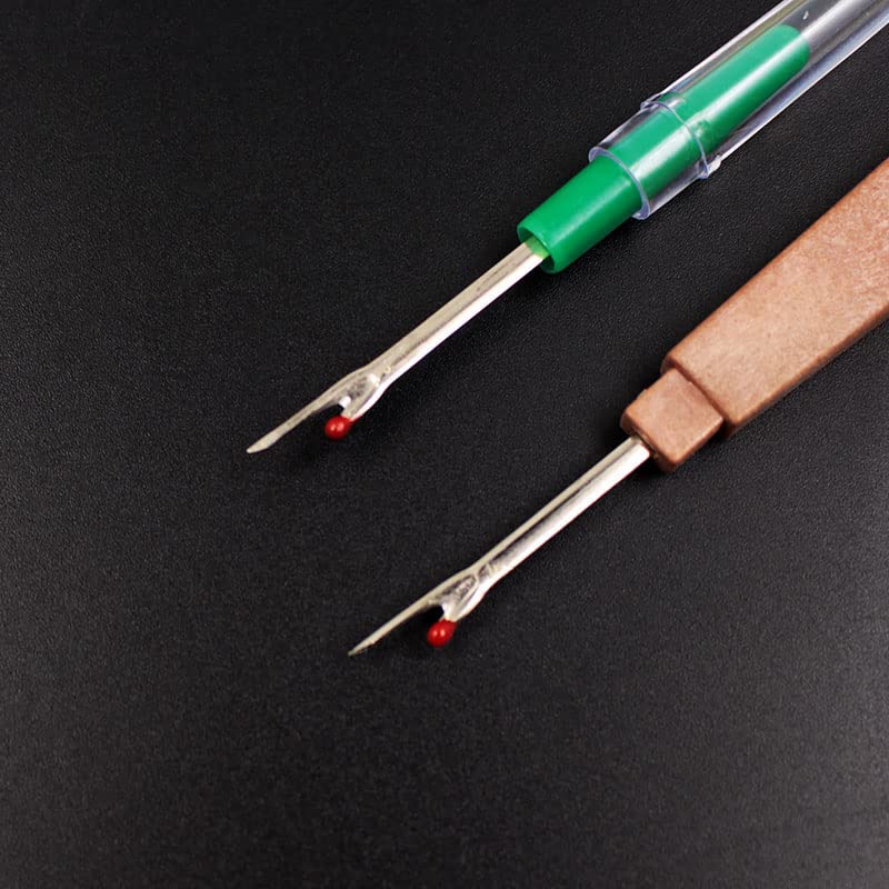 Thread Cutter Seam Ripper Stitch Unpicker Sewing Tools Plastic Handle Craft Tool Sewing Accessoriess 4pc/Set - (Color: Multi, Size: M)