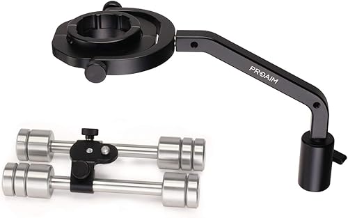 Proaim Soporte de soporte de cardán para DJI Ronin-S Zhiyun Crane 2 para brazo estabilizador y chaleco mejora la comodidad del operador y reduce la