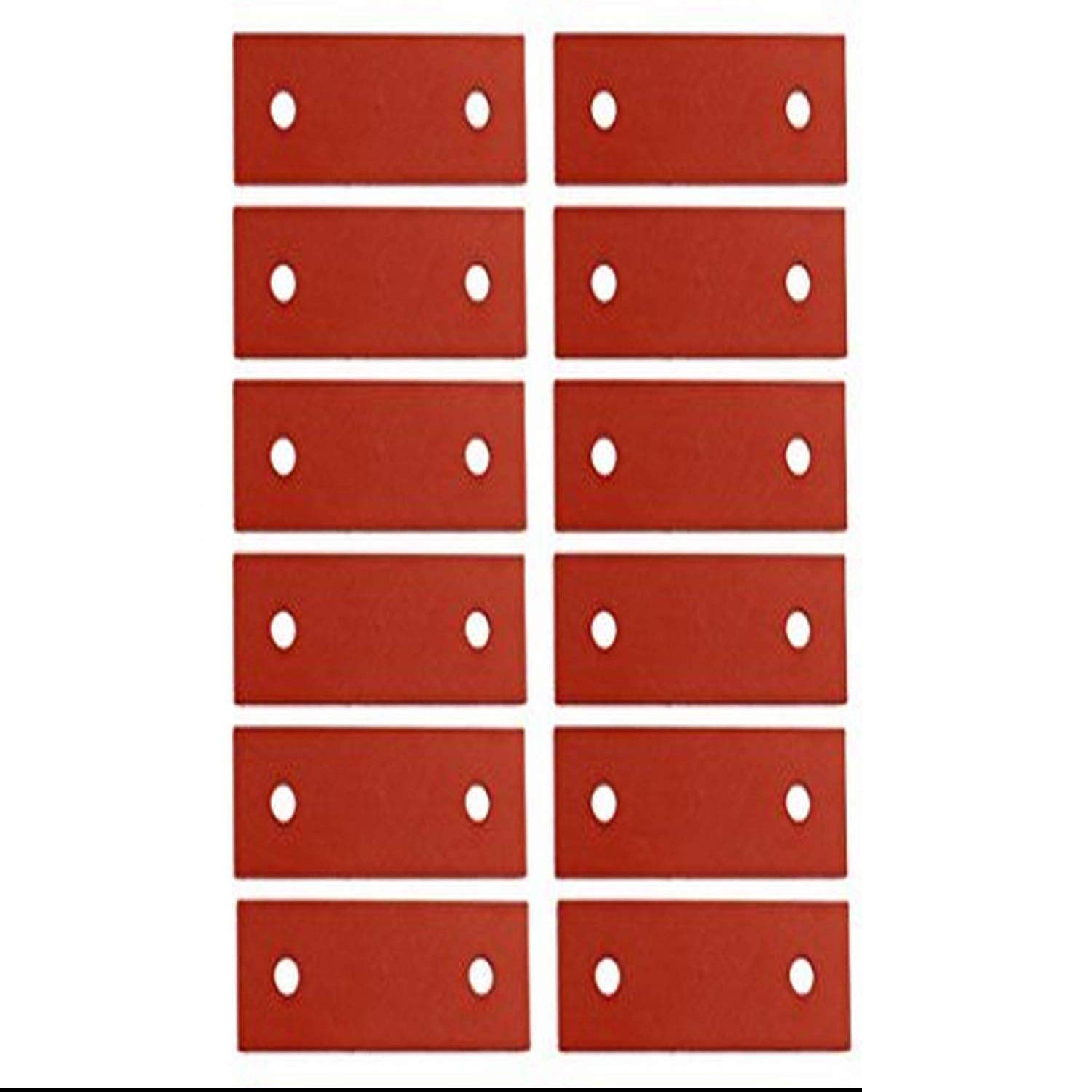 Stretch Rubber Plant Stake Connectors, 2-Hole, 10-Pack