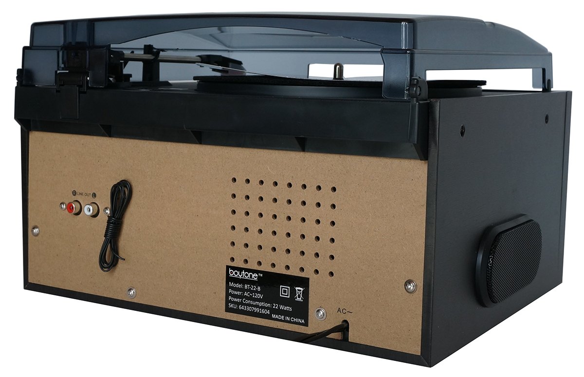 Amazon.com: Boytone BT-22B, Bluetooth Record Player Turntable, AM