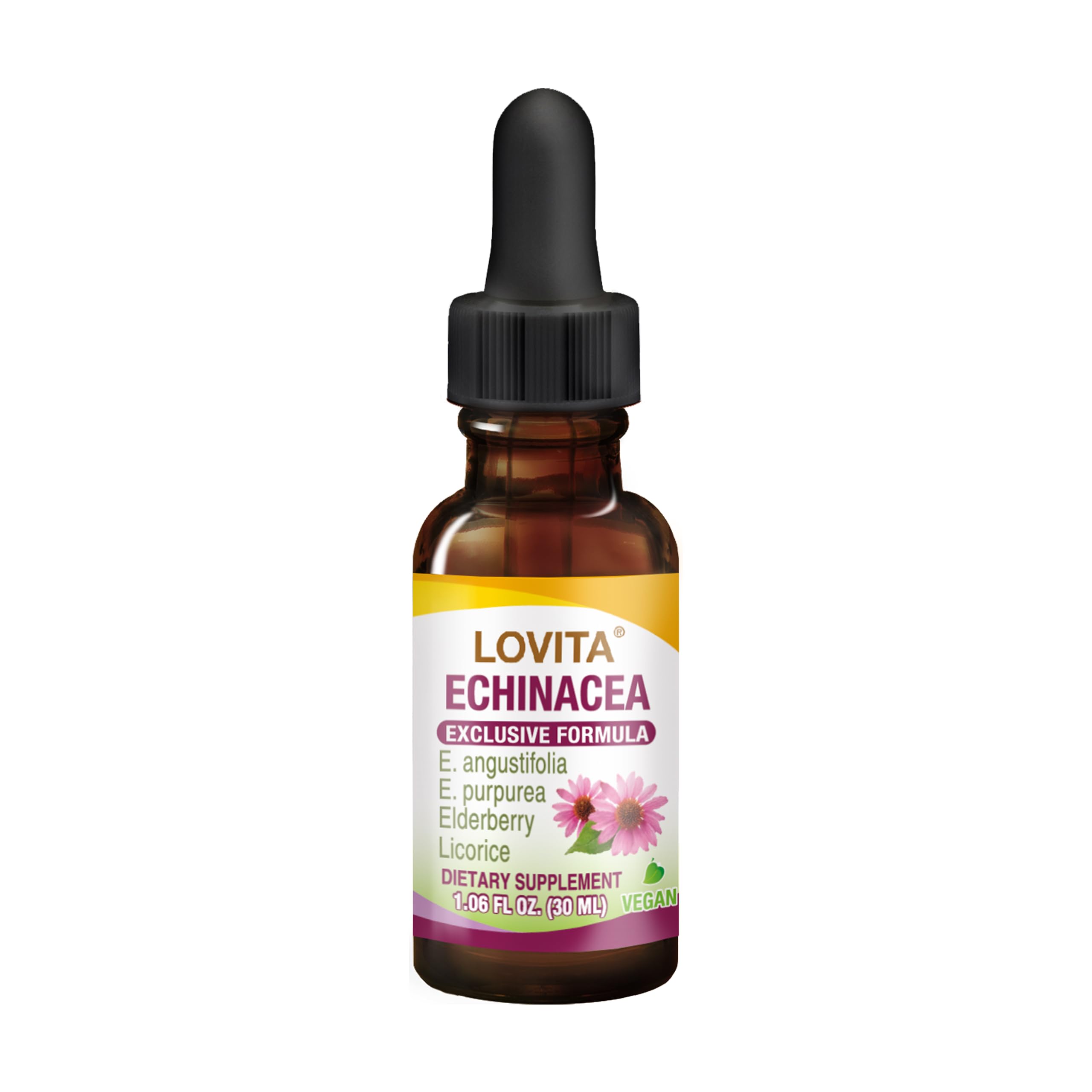 LOVITA Suplemento Fitoterápico de Equinácea Líquido 410 mg 31,3 mL