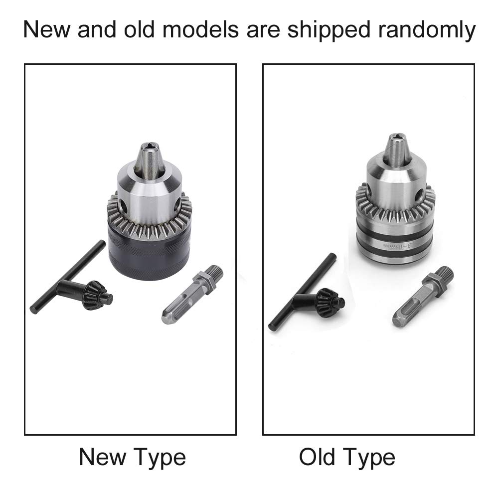 3.0-16MM 1/2-20UNF Bohrfutter-Adapter-Kit, UNF-Schlüsseltyp Elektrisches Bohrfutter mit SDS-Elektrohammer-Vierkantschaft-Adapter