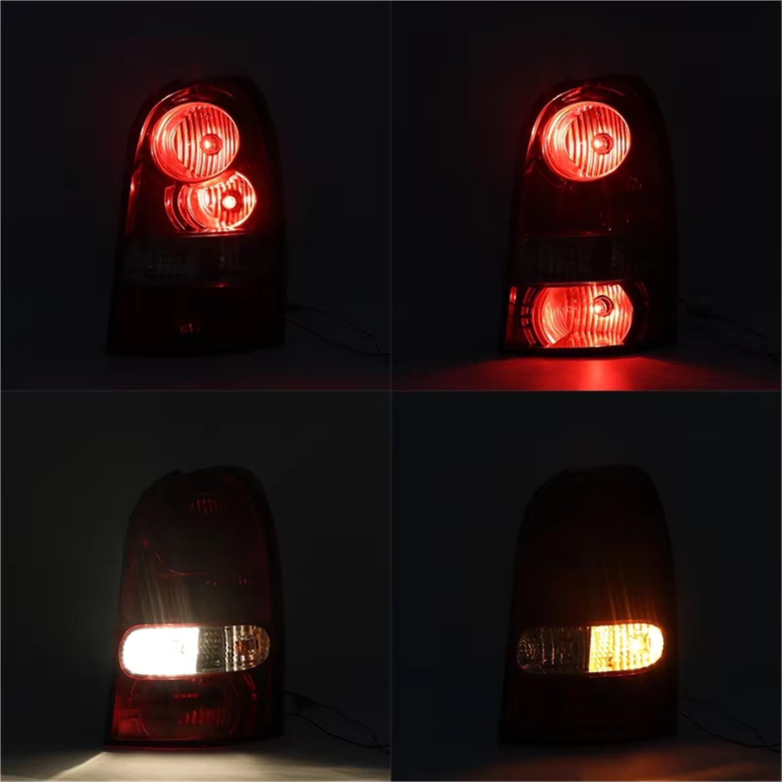 Pilotos Traseros Iluminación Para Ssangyong Para Rexton 2006 2007 2008 2009-2012 Conjunto Luces Traseras Parachoques LED Coche Lámpara Freno