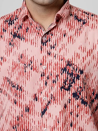 Image of ELYYORK Adwyn Peter Men's Cotton Printed Regular Fit Casual Shirt |Full Sleeve Shirt for men|shirt for men|men's shirt