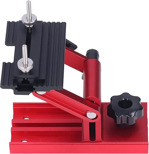 Miniatura 9 de Plantilla de afilado de soporte de herramientas de repuesto ajustable para amoladoras de banco y lijadoras, incluye deslizador de inglete giratorio