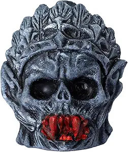 Aztec Death Whistle, Authentic Human Sounding Screams 125+ Decibels, Ceramic & Resin, Vampire Color