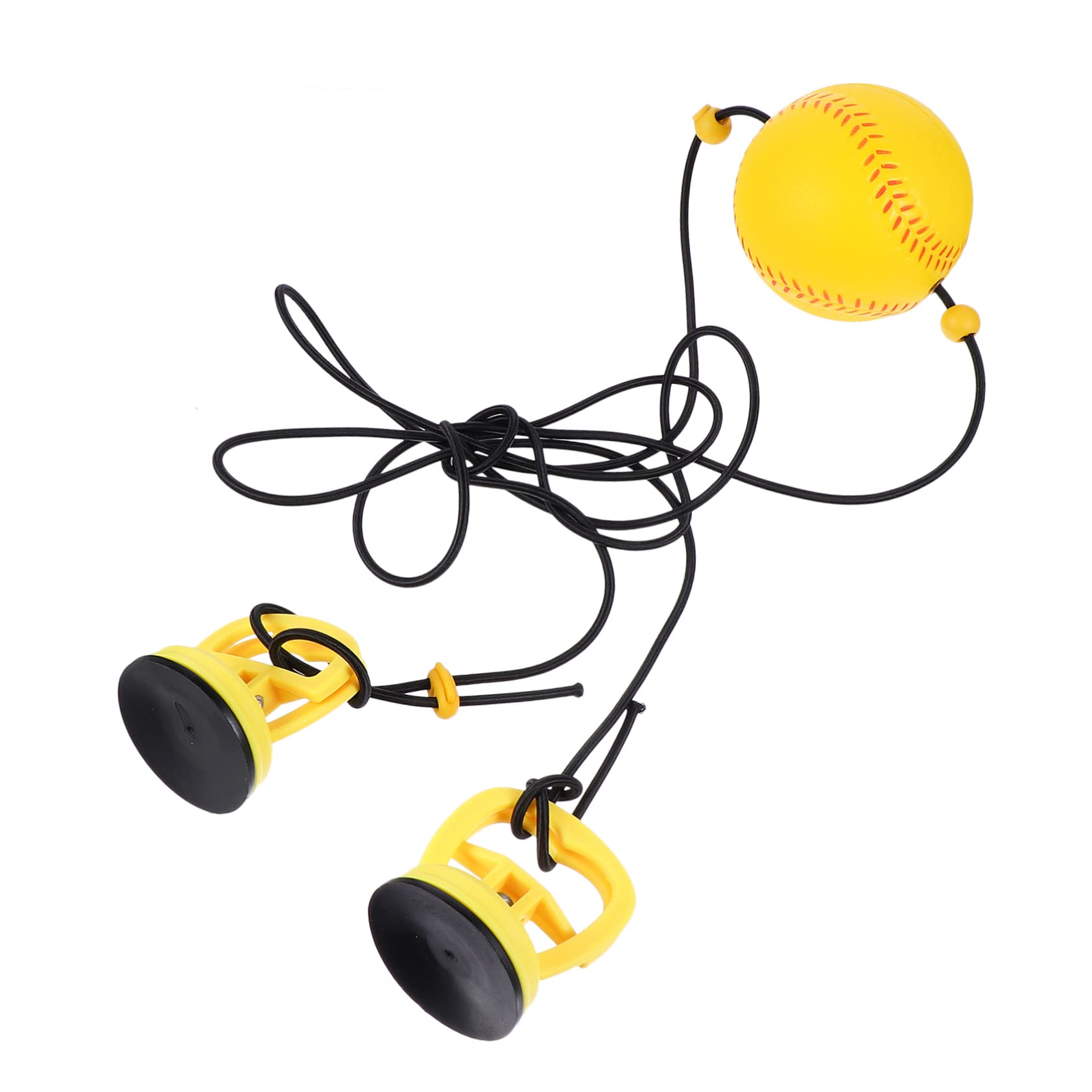 Mikikit Boxing Ball Hanging Reflex Training Ball Portable Speed Bag for Home Gym Suction Cup Random