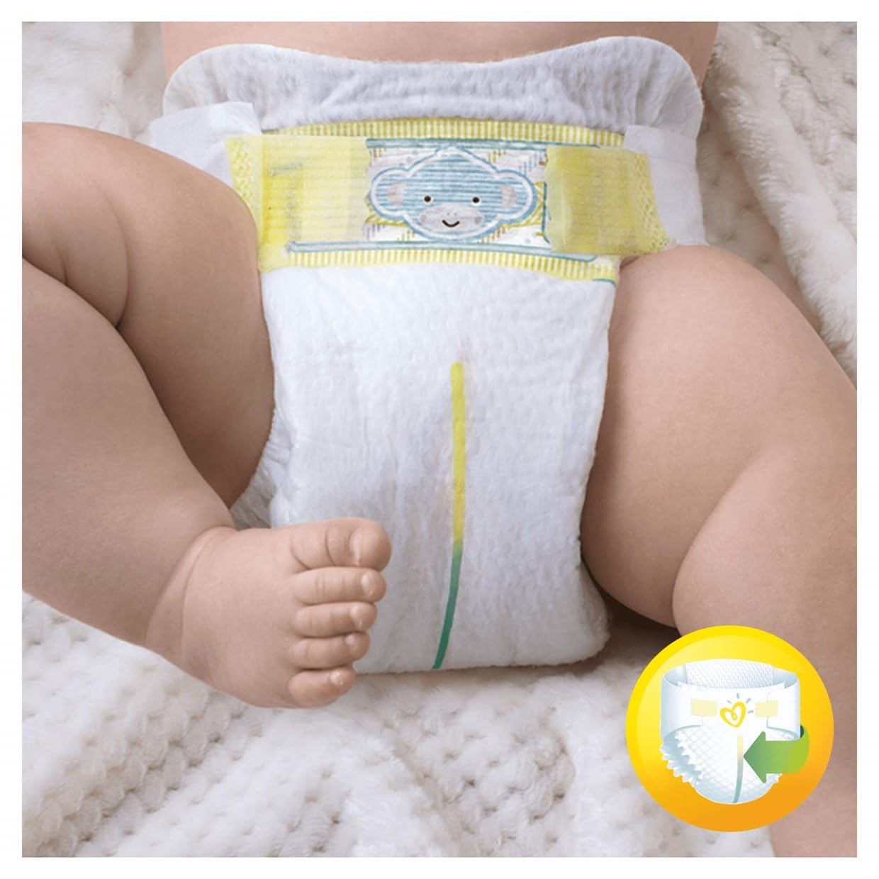 Pampers - Premium Care - Talla 1 - Mensual Box - 156 pañales