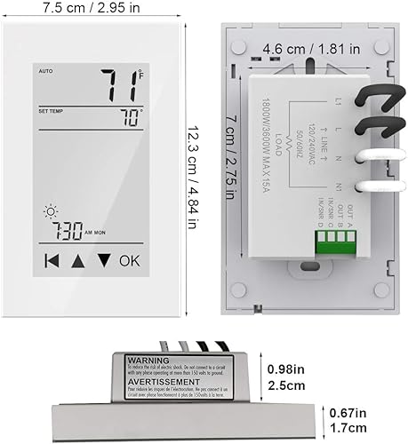 Miniatura 5 de HEATIT Alfombra de calor con cable