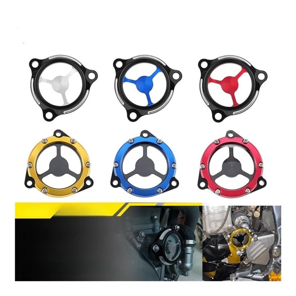 Cubierta Motor Motocicletas para DRZ400 LTZ400 LTR450 Filtro De Aceite De Motor Cárter De Arranque Tapa De Palanca De Cambios Idle para SU&ZUKI DR-Z LT-Z LT-R 400 450 S/E/SM