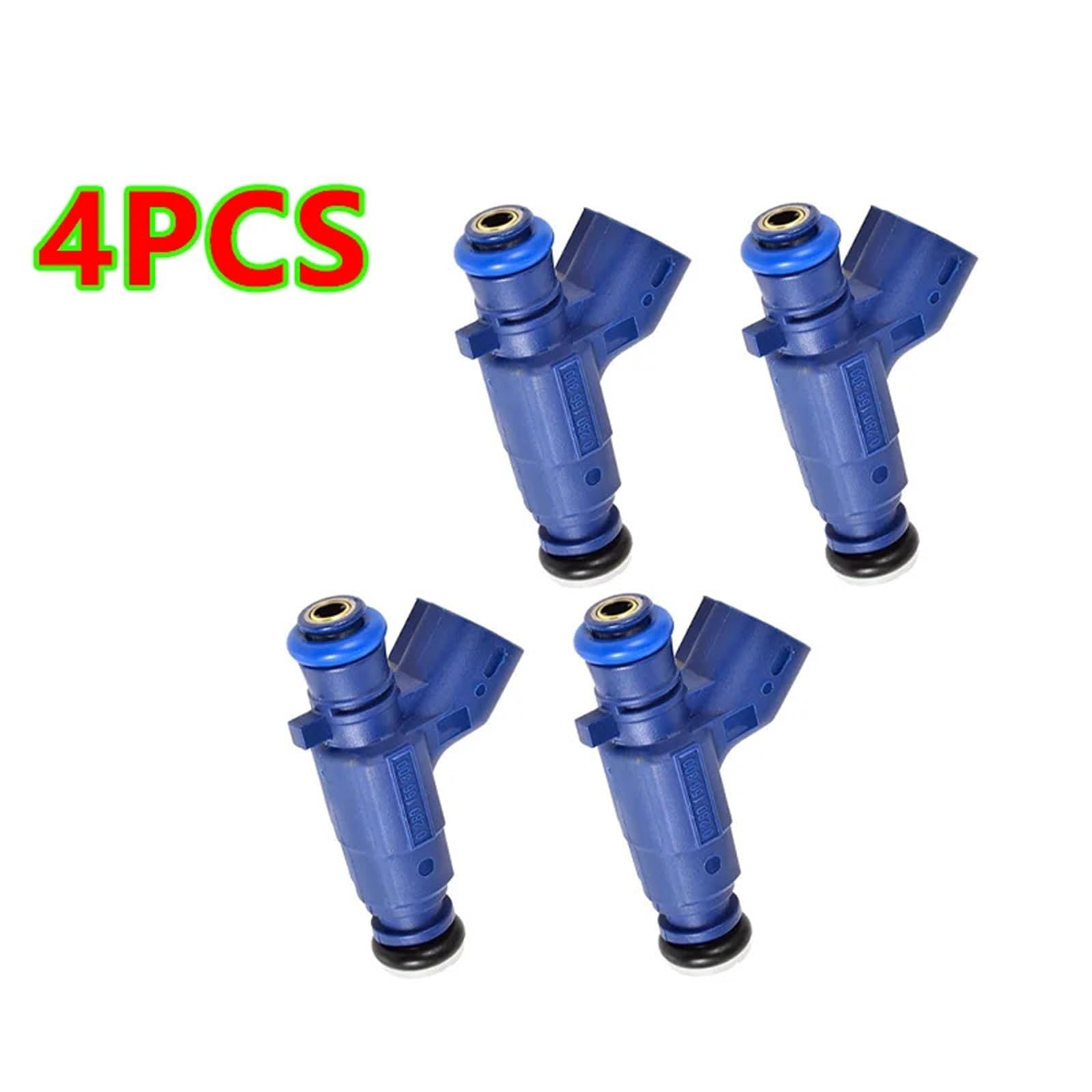 Genérico Boquilla del inyector del Coche 12609418 inyectores de Combustible para Cadillac STS 2007 CTS 2007-2009 SRX Mantenimiento | Número de OEM. : 0280156300 12609418 4 agujeros(4pcs)
