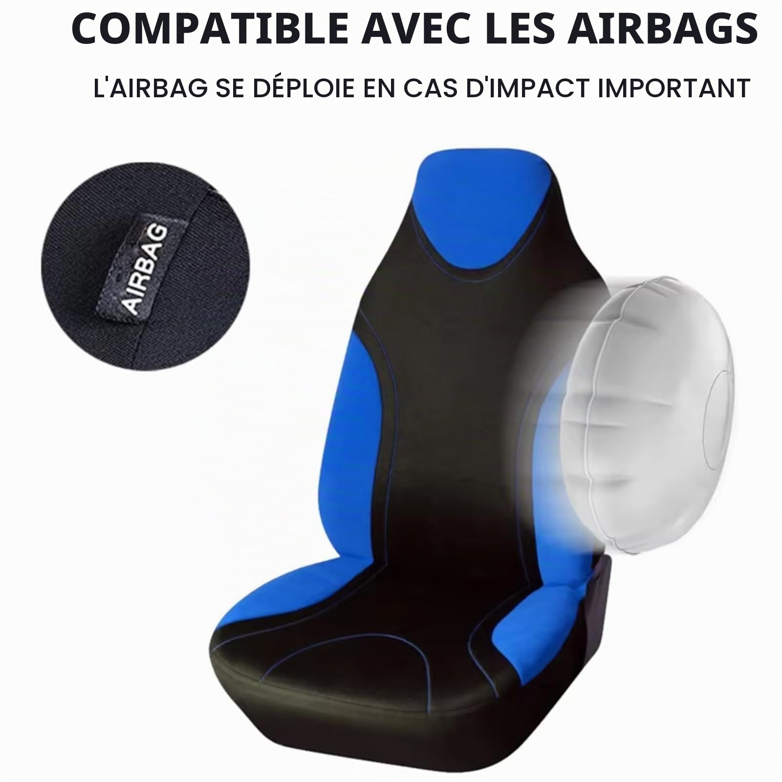 2 Housses de siège Auto, pour Renault Zoe 2019-2023 2024 Convient à Toutes Les Saisons Facile à Installer Siège Auto Respirant Antidérapant,A Beige