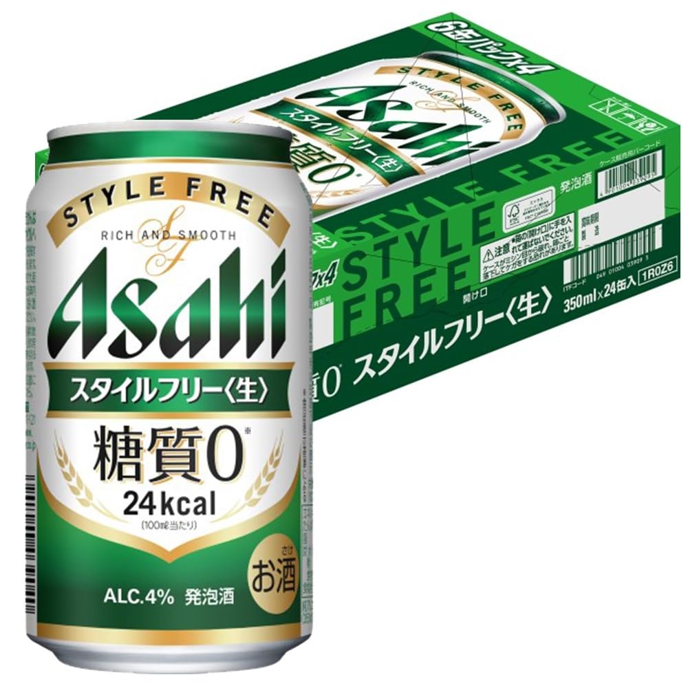 Amazon.co.jp: スタイルフリー アサヒビール 発泡酒 350ml×24本[6缶×4