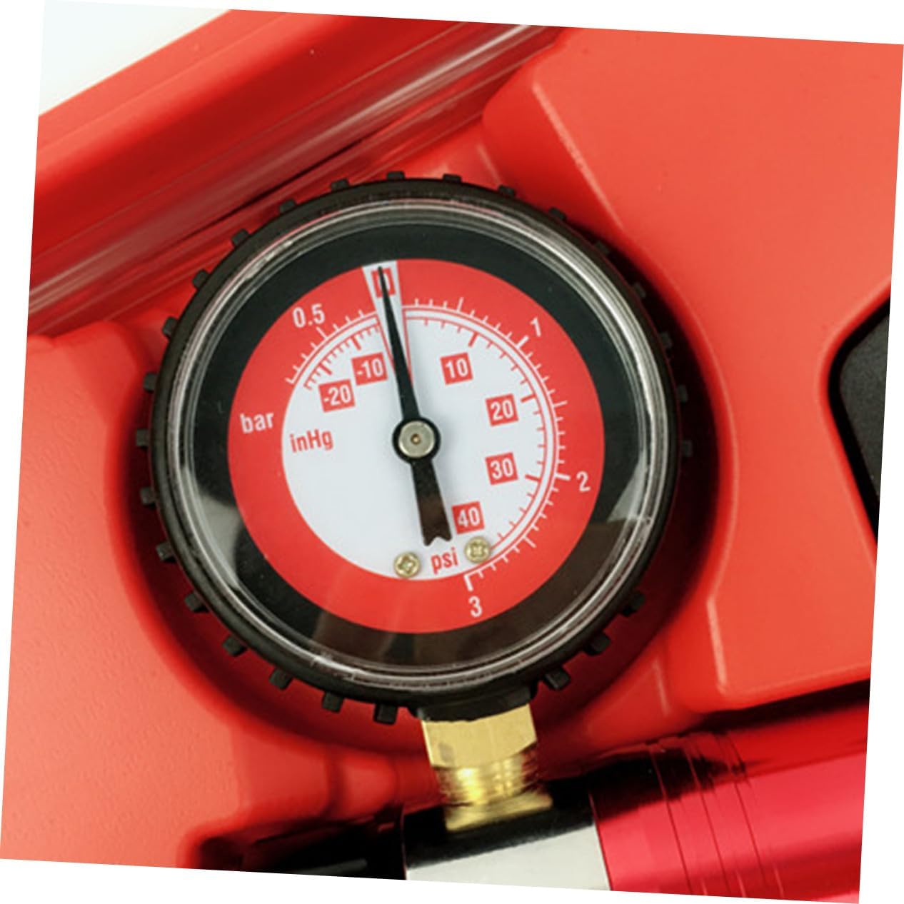 Manual Vacuum Pump Brake Bleeder Kit with Pressure Gauge for Automotive Brake and Fuel Line Bleeding Handheld Vacuum Pressure Pump for Steam Protection Compatible with All Vehicle