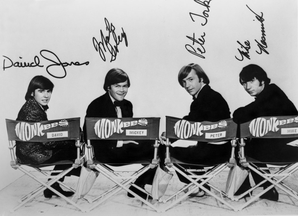 Amazon.com: Monkees in Black With White Background Photo Print (10 x 8 ...