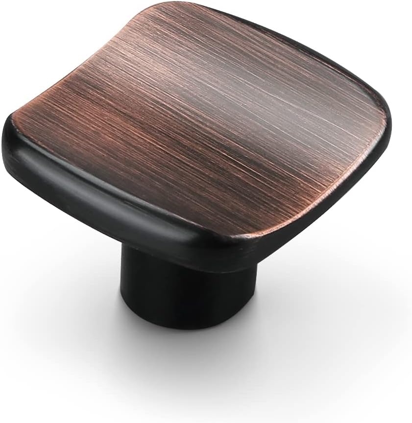 Bronze Kitchen Knobs Square Knobs, Drawer Knobs and