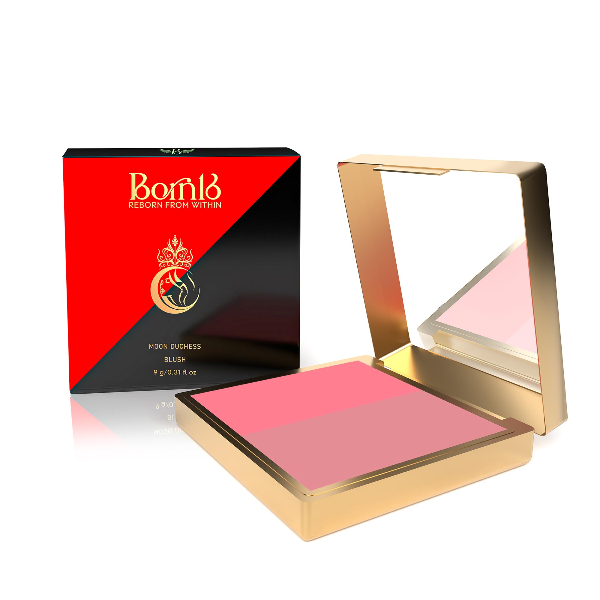 Moon Duchess Hydroboost 2-in-1 Blush Palette – Kate’s Orchid/Heather’s Love | India’s First with Encapsulated Hyaluronic Acid | Silky-Matte, Highly Pigmented, 16-Hour Stay, 9g