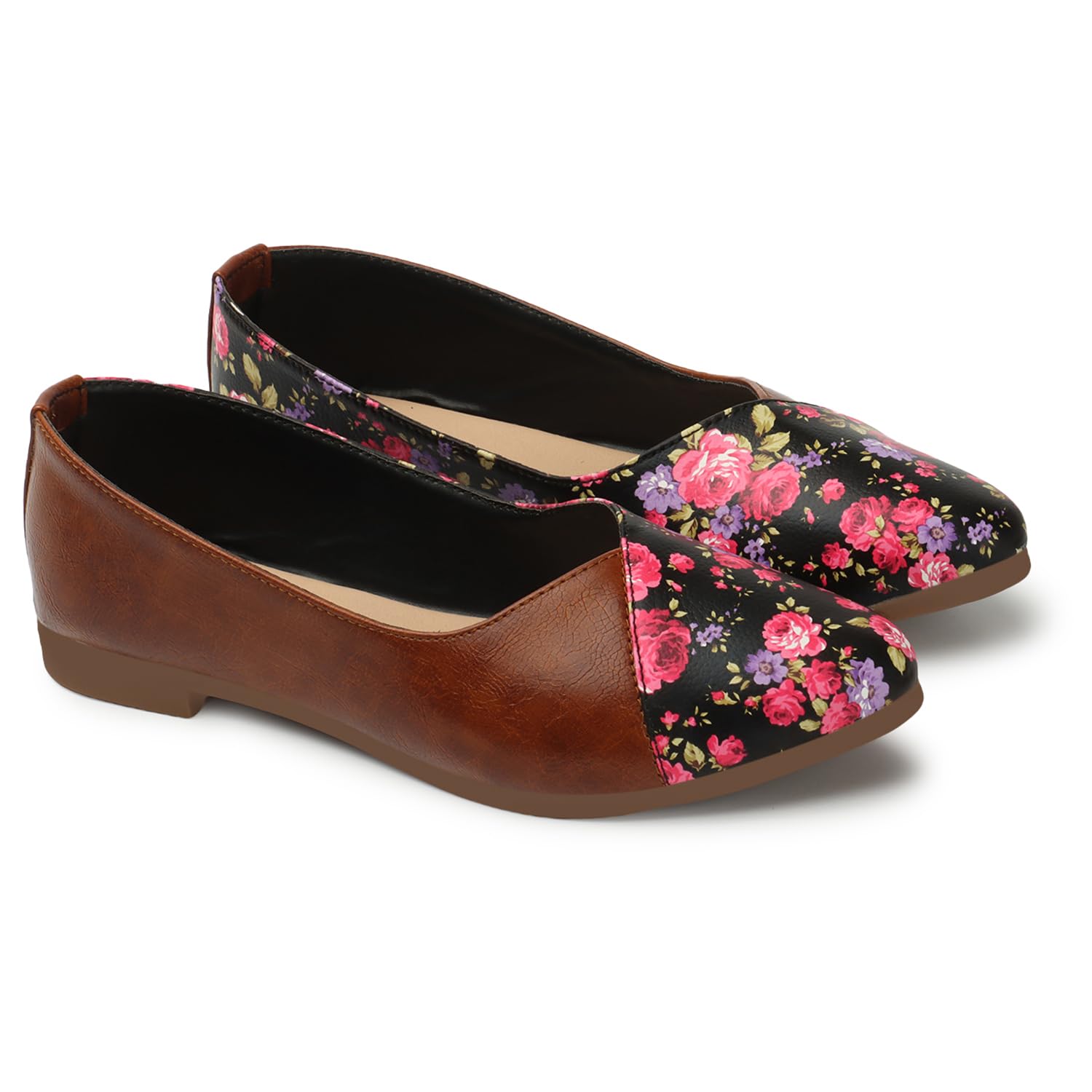 SHENELLFASHION Extra Soft Footbed Formal Bellies for Women Office Wear, Flat Heels Shoes for Girls 5 61UqWH2MPpL. SL1500